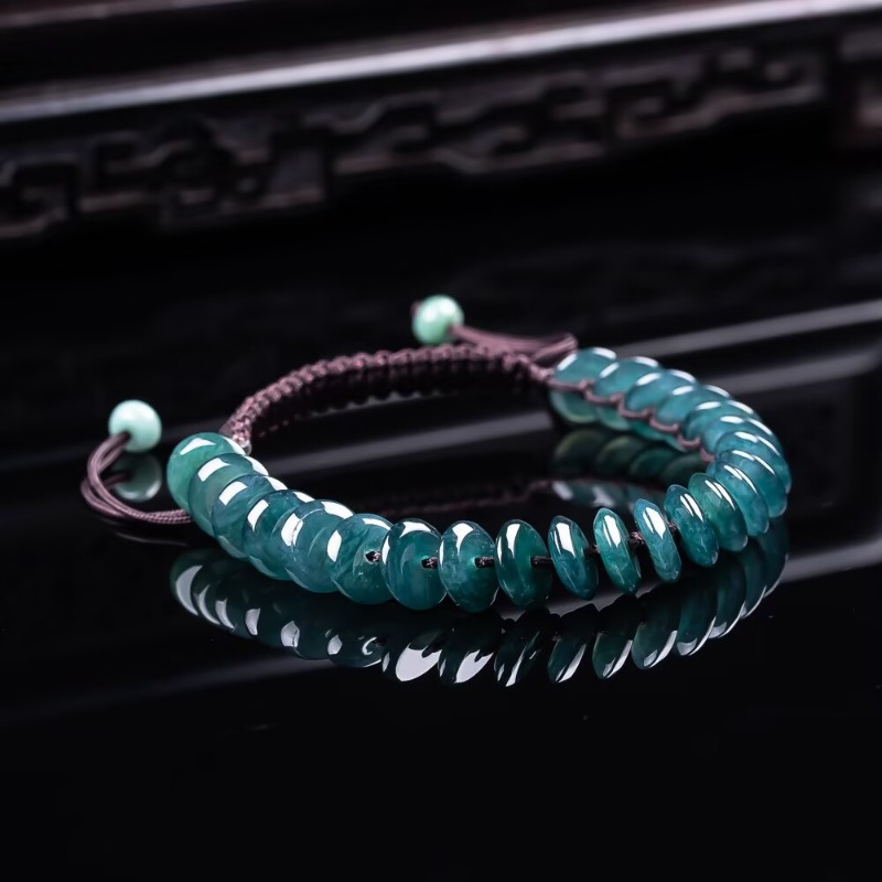 Jewelry & Watches Store - 천연 진짜 에메랄드 블루 워터 아바커스
