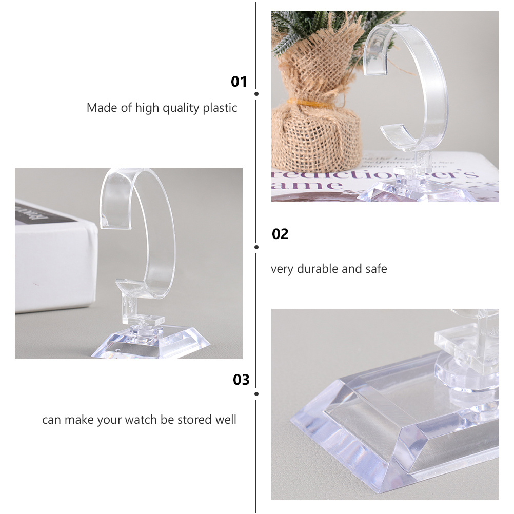 Watches Jewelry Holder - 6Pcs 아크릴 시계 디스플레이 스탠드 시계
