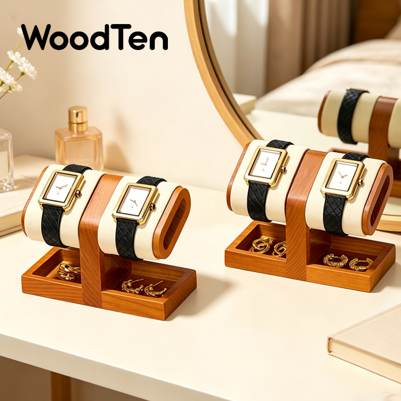 Watches Jewelry Holder - 우드텐 시계 진열대 나무 시계 랙