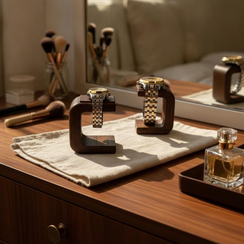 Watches Jewelry Holder - 장식용 원목 시계 거치대 - 팔찌,