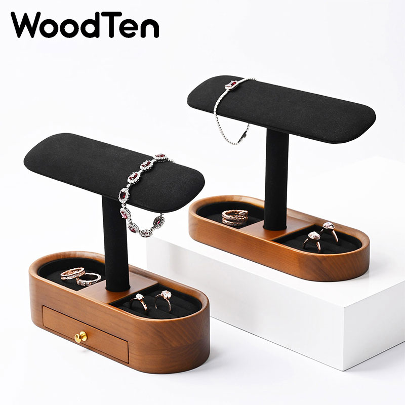 서랍이 있는 우드텐 시계 진열대, 나무 시계 보관함,  - Watches Jewelry Holder 리뷰 및 가격