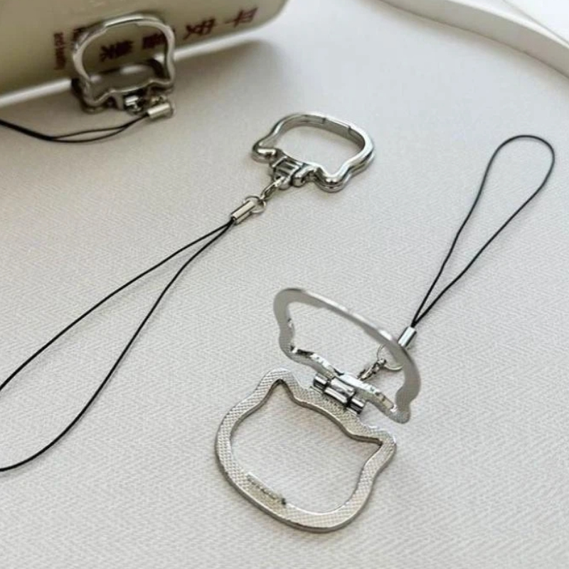 귀여운 고양이 모양의 합금 휴대폰 끈 2-in-1 손가 - Watches & Jewelry Lvmh 리뷰 및 가격