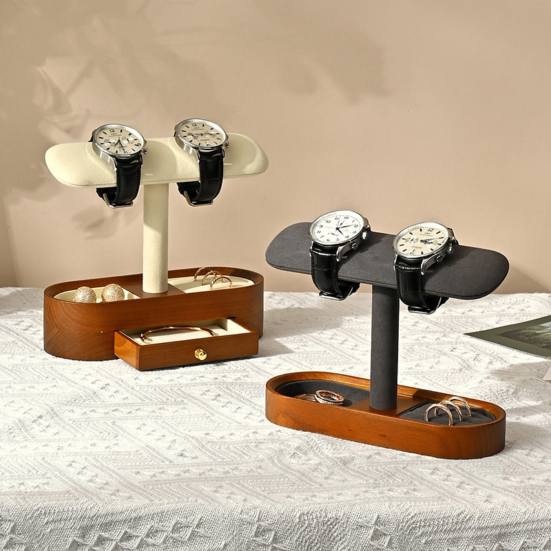 Oirlv 단단한 나무 시계 주최자 선반 T-바 시계  - Watches Jewelry Holder 리뷰 및 가격