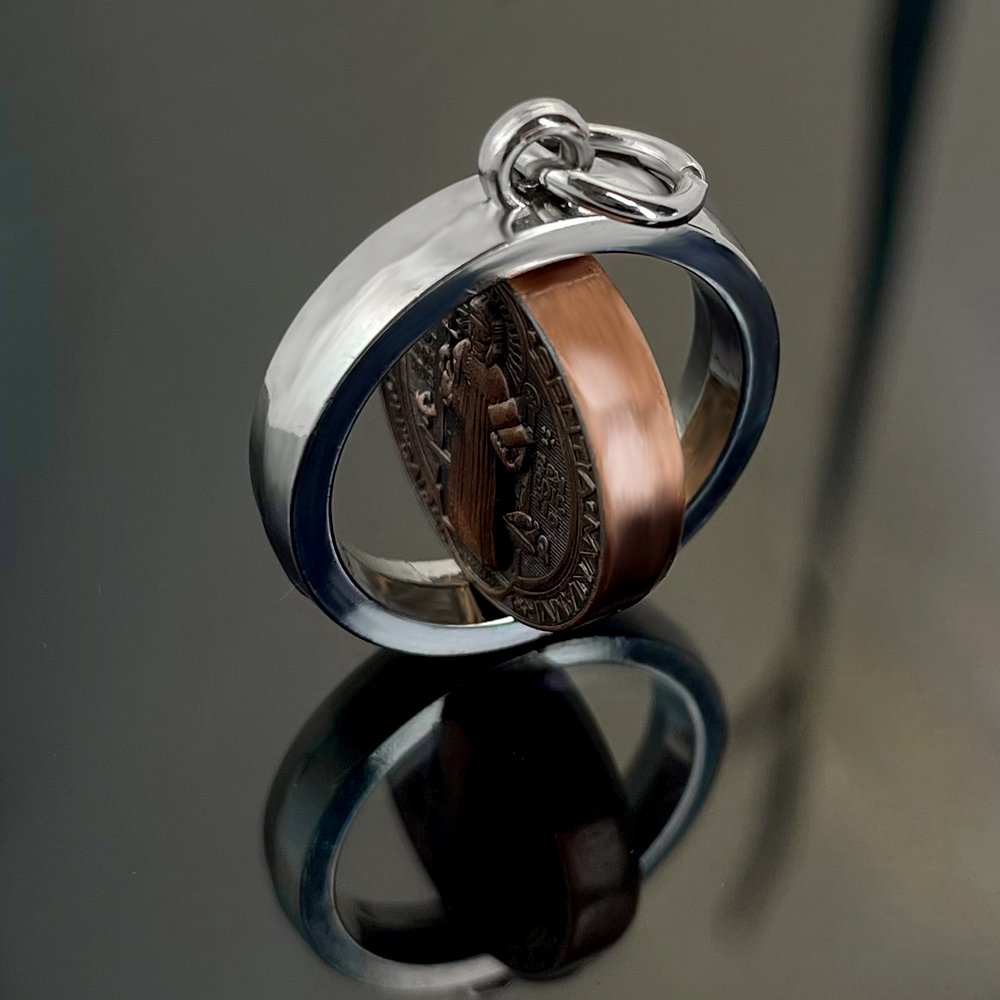 새로운 성 베네딕토 메달 목걸이 가톨릭 보호 십자가 펜 - Jewelry & Watches Store 리뷰 및 가격