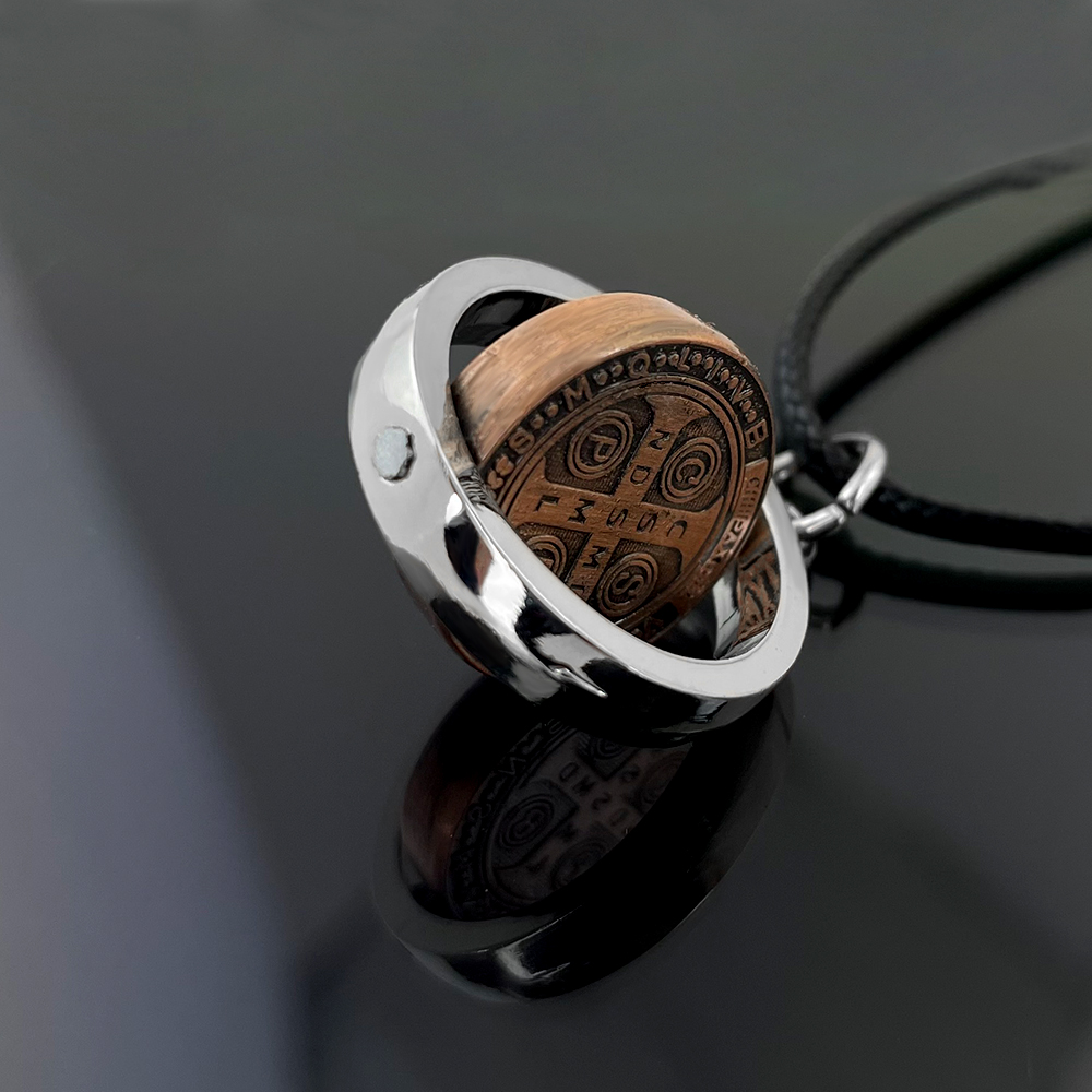 새로운 성 베네딕토 메달 목걸이 가톨릭 보호 십자가 펜 - Jewelry & Watches Store 리뷰 및 가격