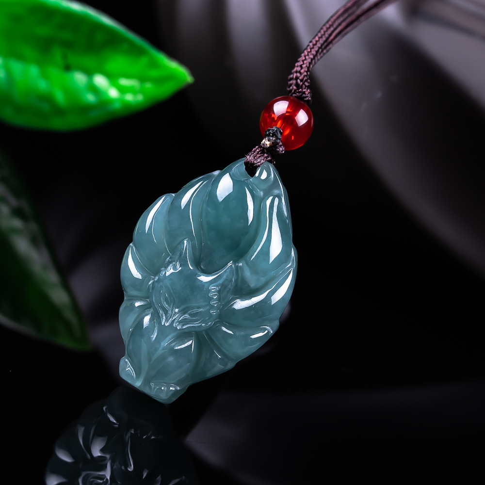 천연 버마산 경옥 여우 펜던트 목걸이 빈티지 액세서리  - Jewelry & Watches Store 리뷰 및 가격
