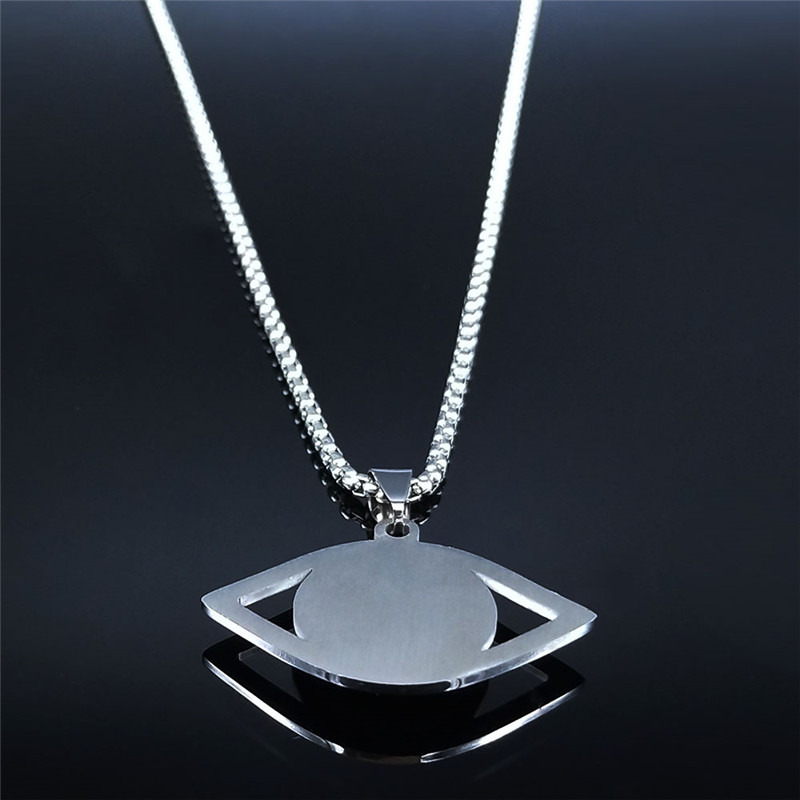 이슬람 하마사 푸른 눈 목걸이 스테인리스 스틸 터키 눈 - Jewelry & Watches Store 리뷰 및 가격